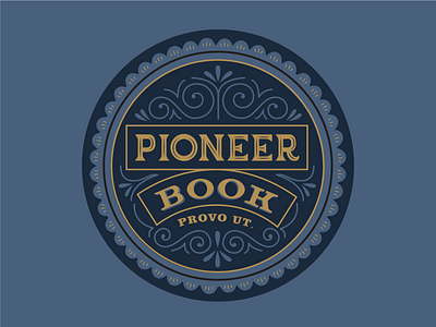 Pioneer Book Hand Lettered Logo by Type Affiliated