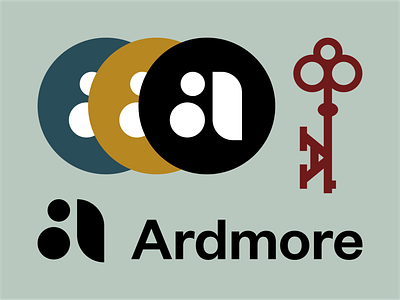 Ardmore apartments logo a apartment corporate indianapolis key letter a logo mark residential