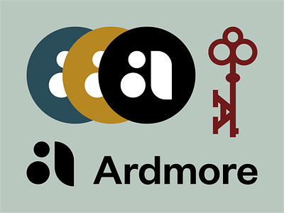 Ardmore apartments logo a apartment corporate indianapolis key letter a logo mark residential