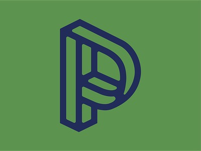 Letter P branding geometric identity letter letter p mark monoline p symbol typography