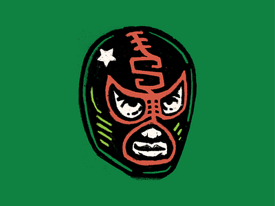 Wrestler beer branding brewing illustration luchador mark southern wrestler wrestling