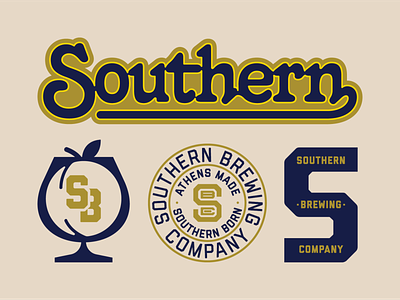 Southern brewing artifacts artifacts badge beer branding brewery brewing georgia identity illustration logo southern type typography wordmark