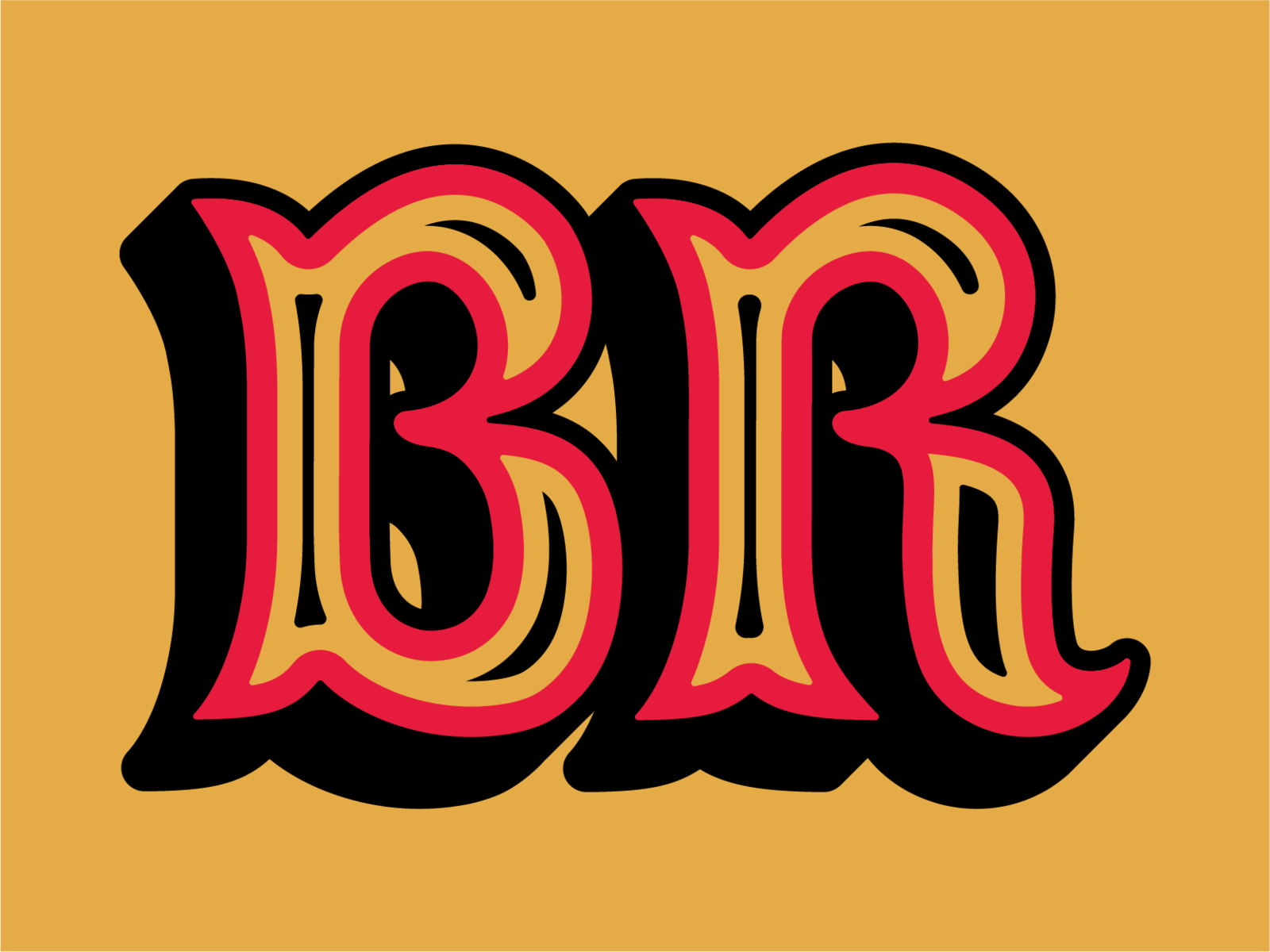 B & R by Ryan Pickard on Dribbble