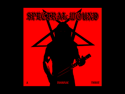 Favorite music of 2021 album album art black black metal blackletter cover art music red spectral typography wound