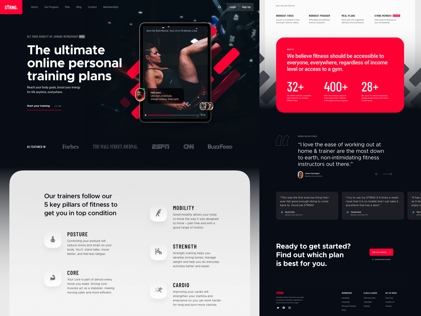 Personal Trainer designs, themes 
