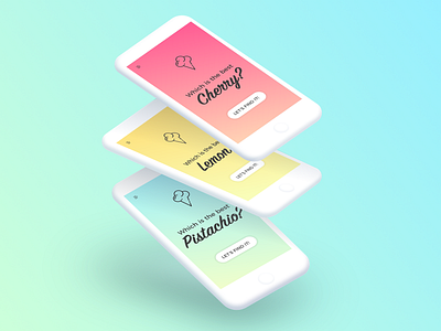 Ice cream app app ice cream interaction design research review ui ux