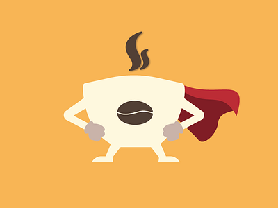 Superhero Coffee Mug coffee illustration mug superhero