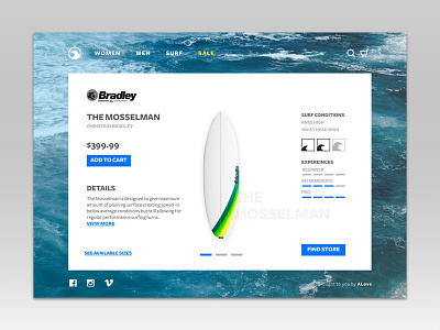 Daily Ui 012 Layout 12 challenge daily ui e commerce illustrator sketch surfboard surfing uxui website