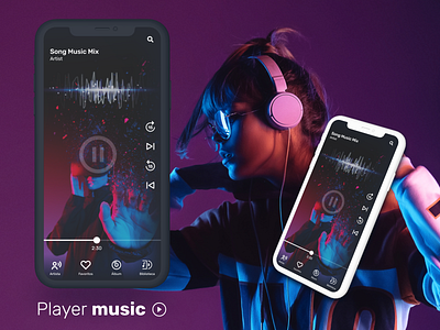 Reproductor de música | UI UX dailyui high fidelity ui ui mexico uiux ux wireframe