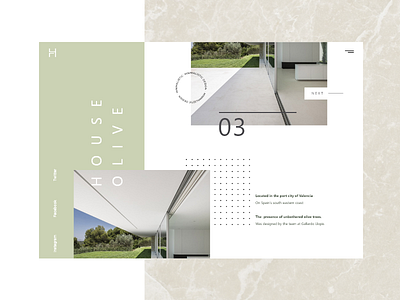 Houses Slider #3 blue colors design houses marble minimalist mondrianizm ui uidesign ux uxdesign