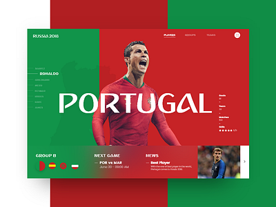 Russia World Cup - Portugal (Group B)