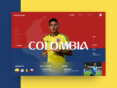 Russia World Cup - Colombia (Group H) 2018 colombia copa cup futbol james mundial russia slider soccer world