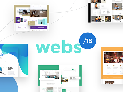 Webs 2018 colorfull design ui uidesign ux uxdesign web website