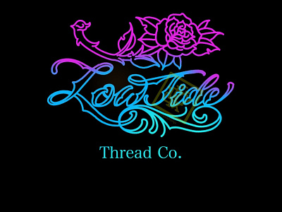Neon Rose branding design fonts graphic design hand drawn ill illustration logo neon rose typography