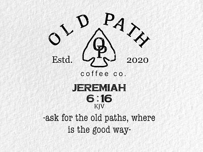 The old paths brand branding design graphic design illustration logo typography