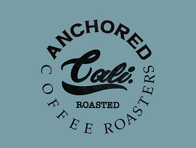 Anchored Coffee Roasters Brand Badge brand branding design freelance designer graphic design graphic designer illustration logo logo design typography vector