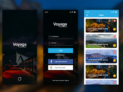 Voyga app design app ui creative app creative ui graphic design illustration travel travel app ui ux web design website design