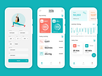 FItness APP app app ui creative app creative app design creative design creative ui graphic design illustration tranding tranding ui ui ux web design website design