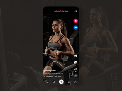 Fitness App app design app ui creative app creative app design creative design creative ui design graphic design web design website design