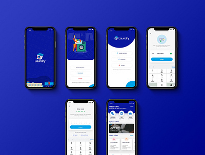 Laundry App app design app ui creative app creative app design creative design creative ui graphic design laundry app laundry service web design