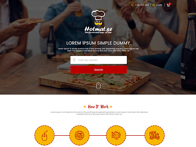 Hotmat.se food order online pizza order web design