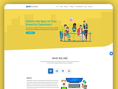 Pixelmarketo Web creative web design ui ux creative design web design