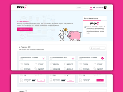 Pogo Dashboard Design creative design creative ui dashboard design ui ux website design