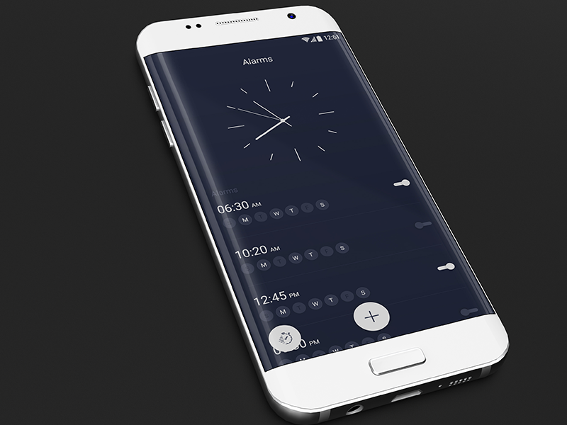 Alarm App app ui creative app app design