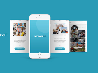 App ui - Photo Watermark app design app ui creative app design creative design creative ui illustration ui ux web design