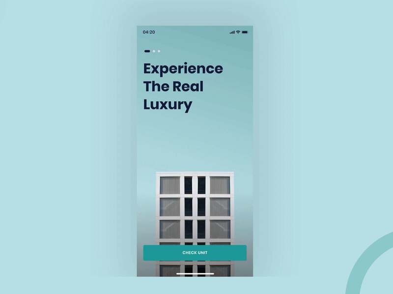 Luxury Hotels - Booking animation