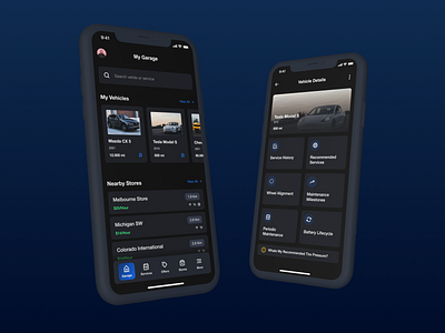 Car Maintenance App - Mobile UI