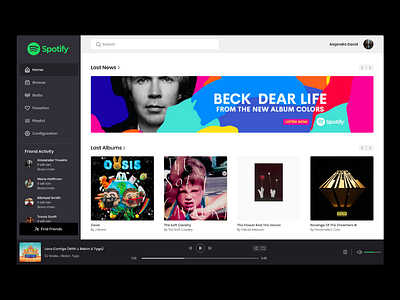 Spotify UI - Concept