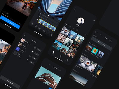 Video Editing Mobile App app iphone tools ui
