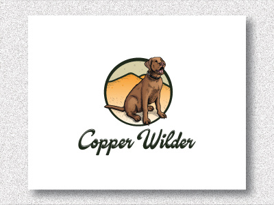 copper copper dog drawing drawn hand hand drawn wilder