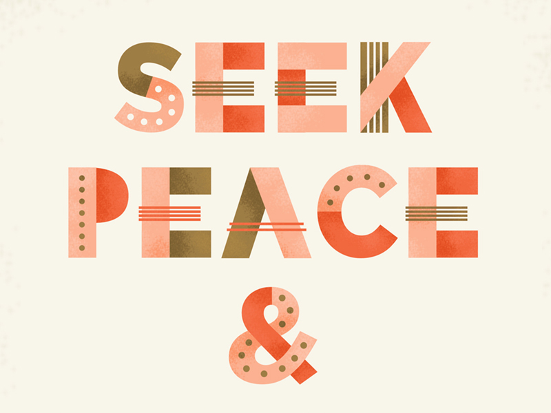 Seek Peace by Naomi Dable on Dribbble