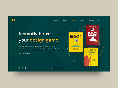 Books Landing Page