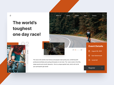 Cycling Landing Page