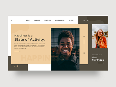 Social Networking Landing Page