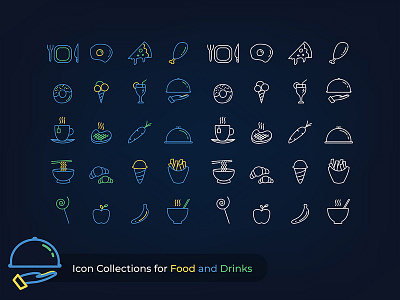 Icon Collections for Food and Beverages