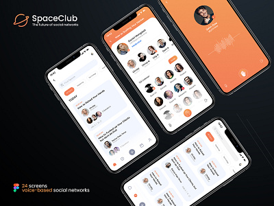 SpaceClub - Another Clubhouse App