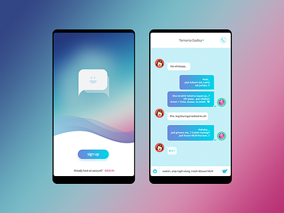 nYochot chat prototype ui ux