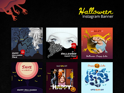 Halloween Instagram Banner instagram instagram template psd psd template template