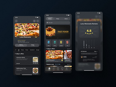 Online food app UI design app application branding design food app graphic design online store ui ui design uiux ux