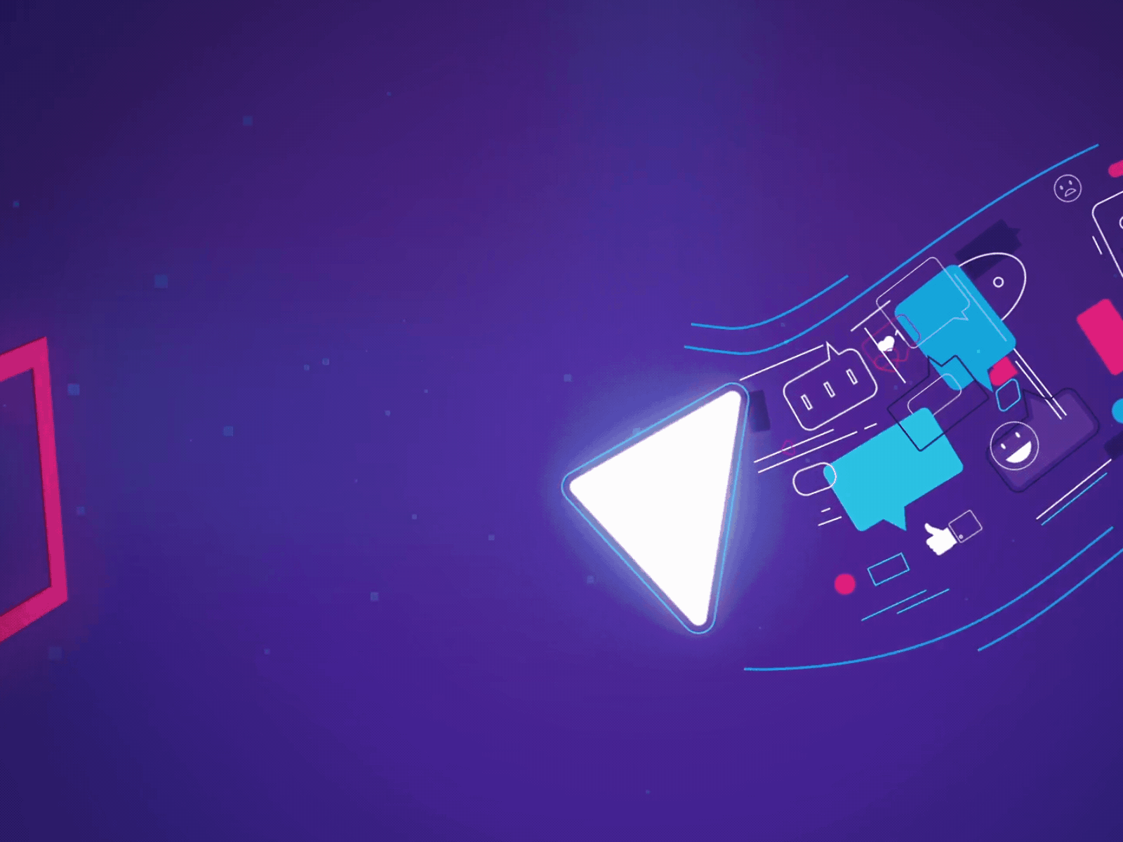ICX Media Promo Animation animation motion graphic purple video