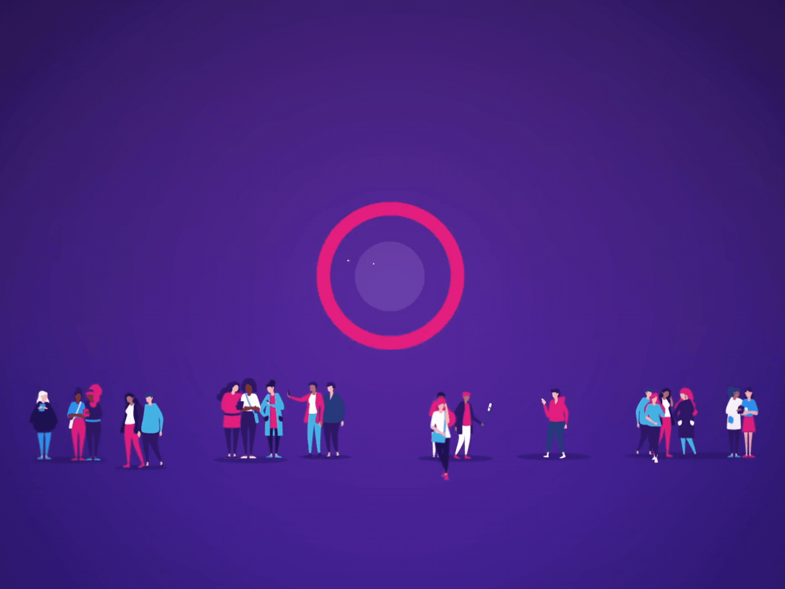 Motion Graphic Likes & Shares after effects animation illustration motion design motion graphic purple video