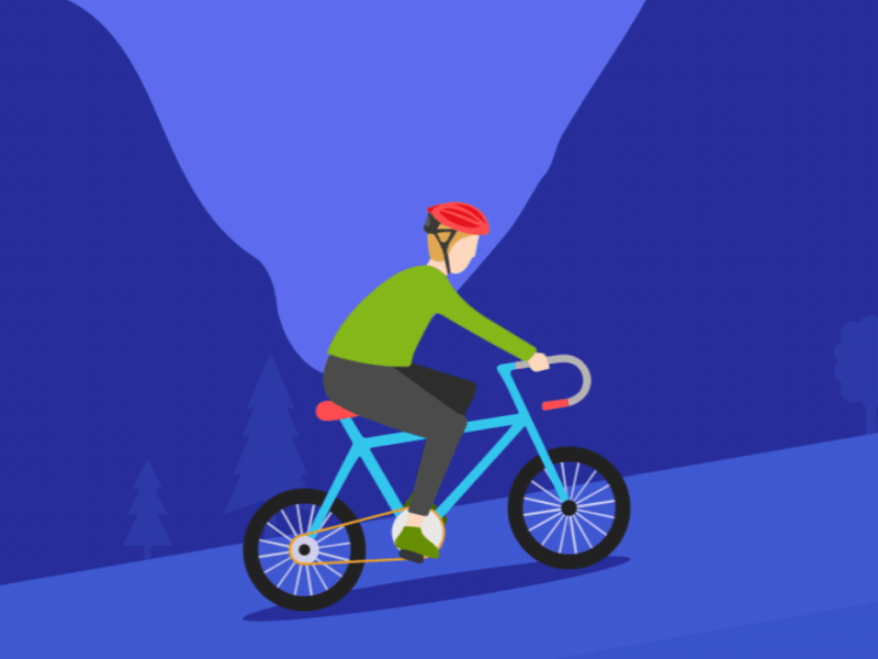 Boy Riding A Bycicle Motion Graphic after effects animation design illustration motion graphic video