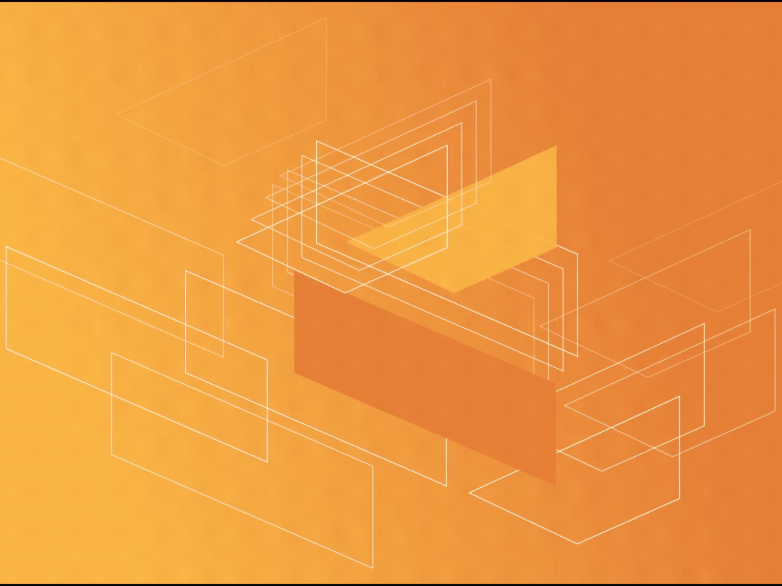 Shifting Rectangles On Yellow Background Animation after effects animated gif animation design illustration motion graphic video