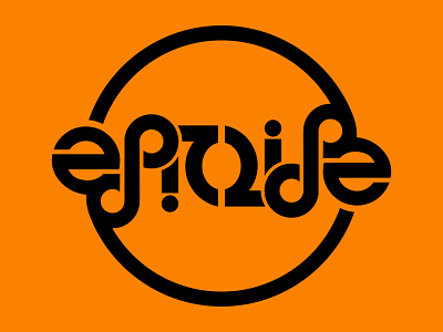 Epic Life Ambigram - Youth Group Logo ambigram logo typography vector