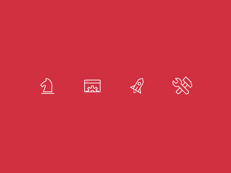 Some icon animations animation icon red