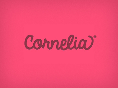 Cornelia logo cornelia handmade logo plush toy